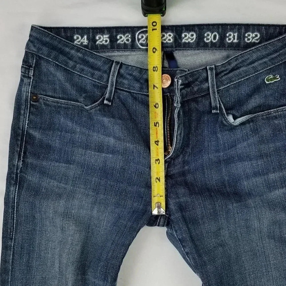 Earnest Sewn Lacoste Decca.421 Blue Denim Jeans 27 - Picture 3 of 13